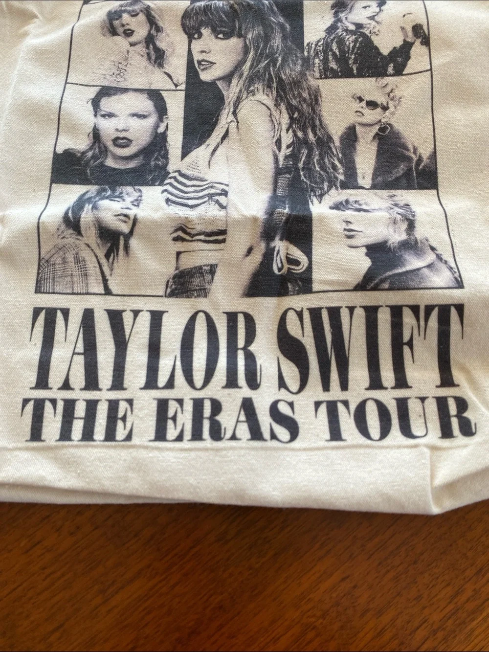 Taylor Swift  Canvas Tote Bag in Cream with Graphic Print